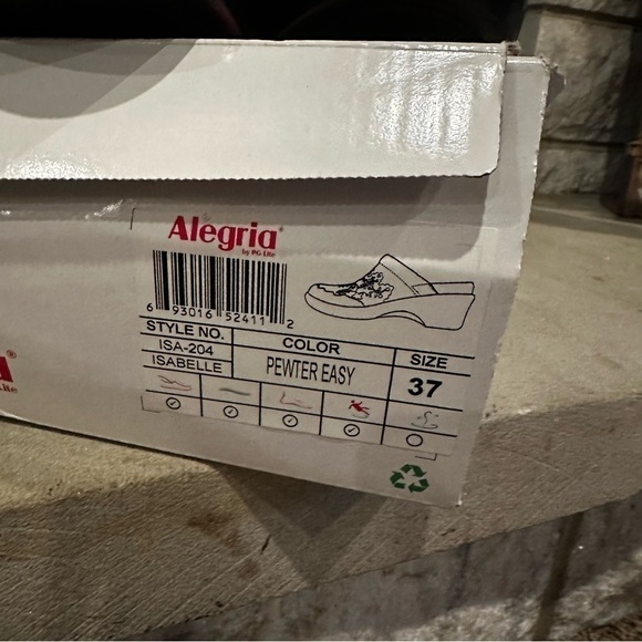 Alegria Isabelle pewter metallic clog mule EU 37, US 7/7.5 - Picture 12 of 12